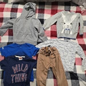 Boys size 2T winter clothing bundle of 6